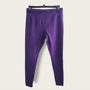 Danskin Workout Leggings Purple Crop Length